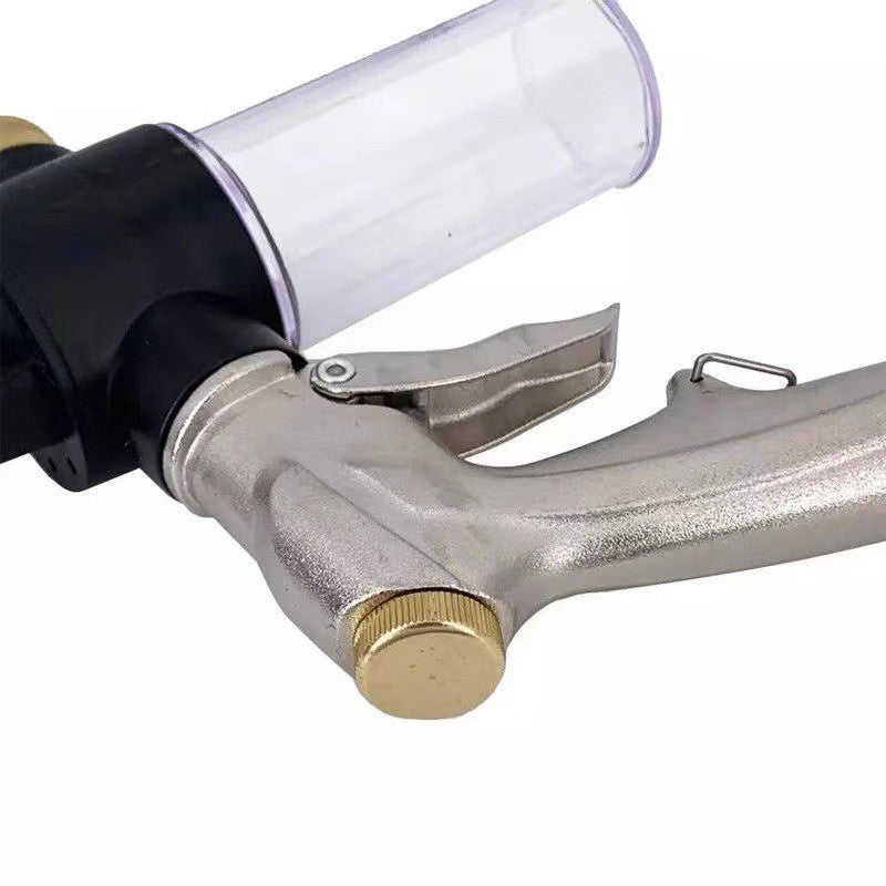 Garden Hose Spray Nozzle Adjustable Multi Pattern Gun Watering Jet Wash Attachme