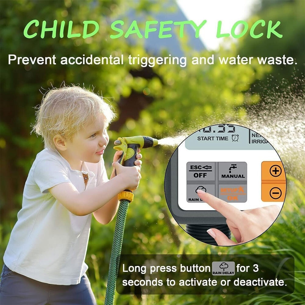Water Timer Automatic Irrigation watering System Programmable Garden Sprinkler