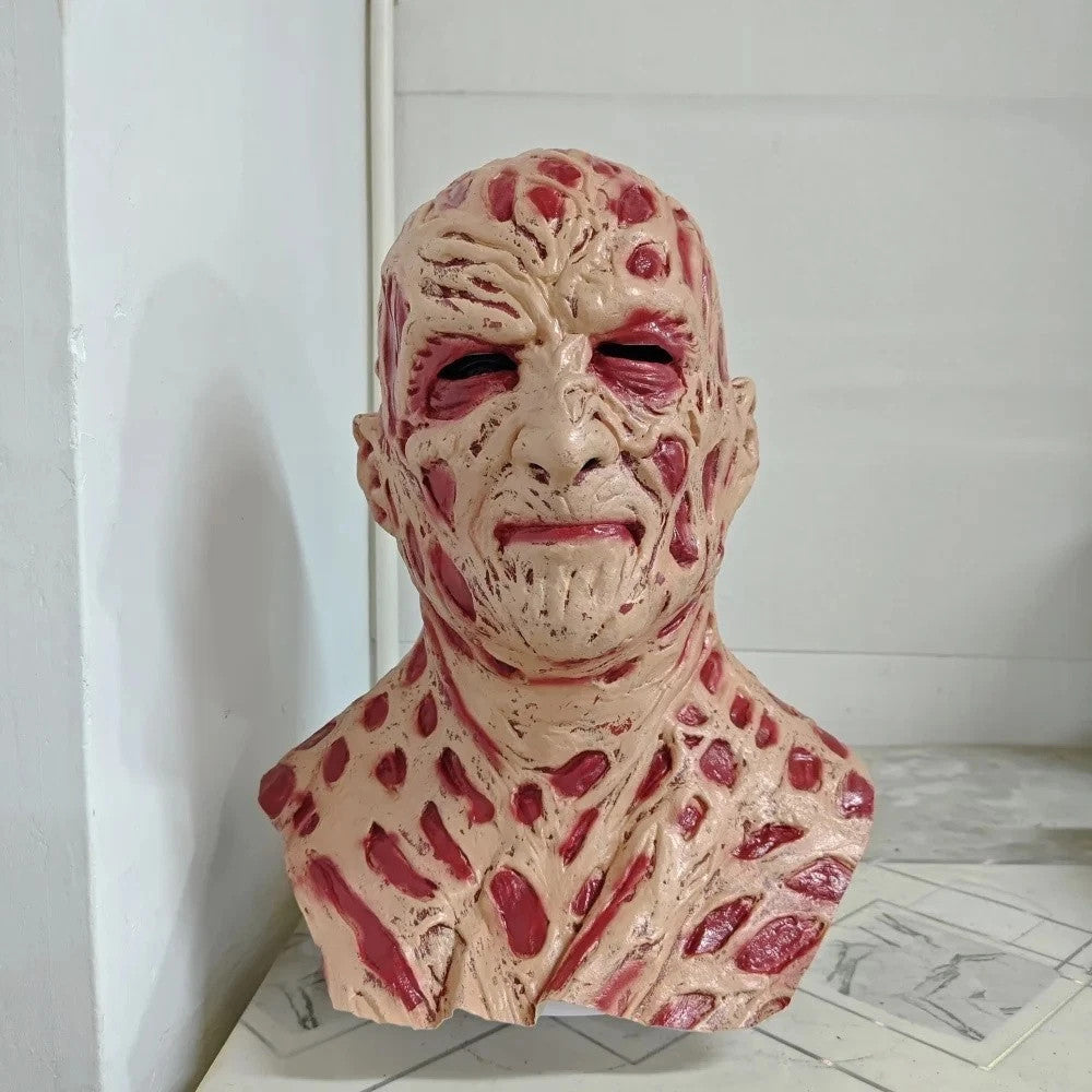 Halloween Mask Freddy Krueger Horror Latex Fancy Dress Cosplay Props Nightmare