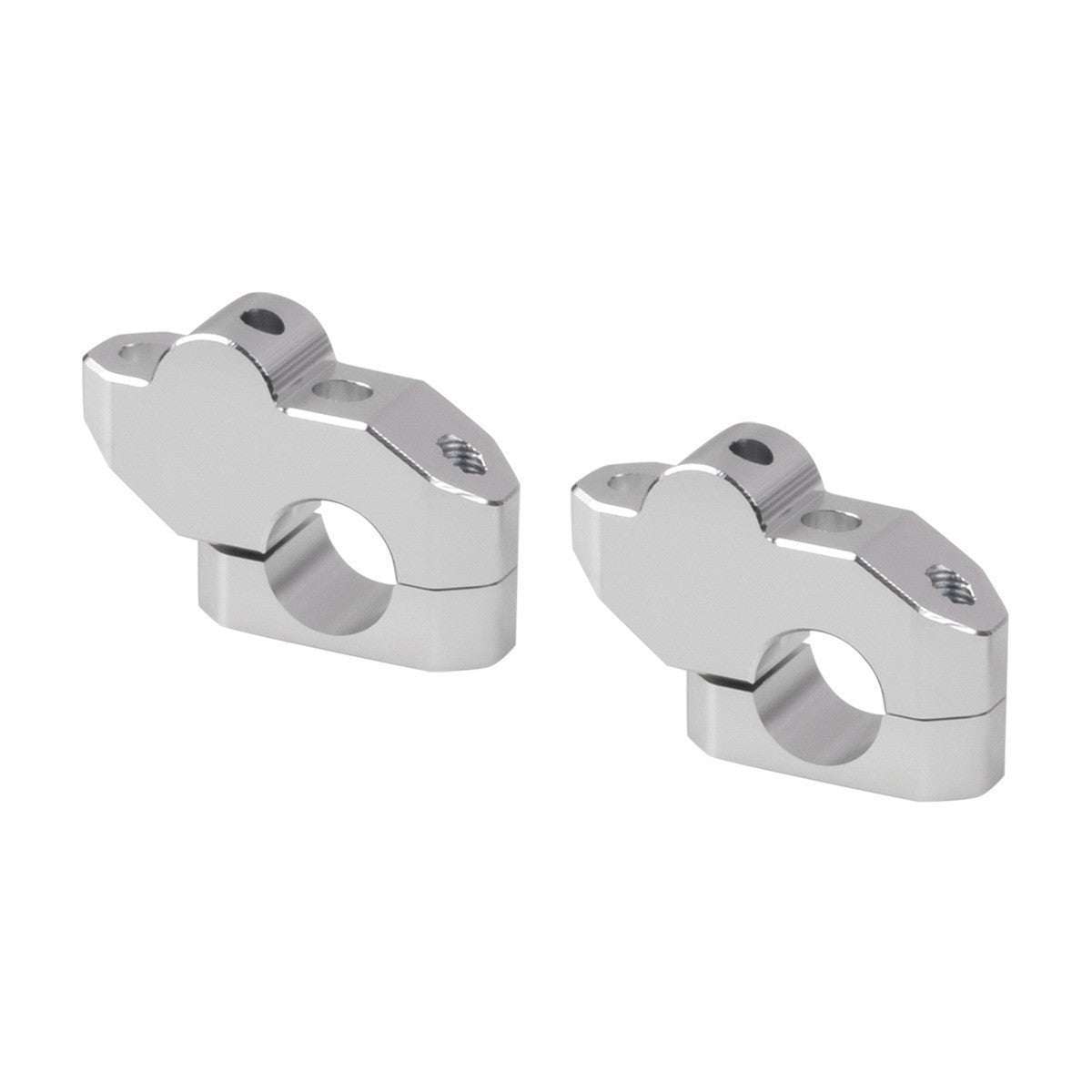 2Pc 22mm Aluminum Motorcycle Handlebar Extension Back Moved Up Handle Bar Risers