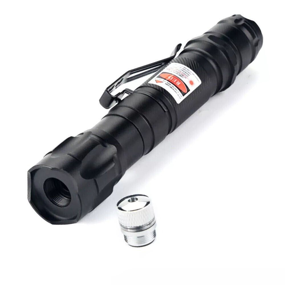 Rechargeable Red Light Laser Pointer Torch Pen 660nm 5000Miles Long Range