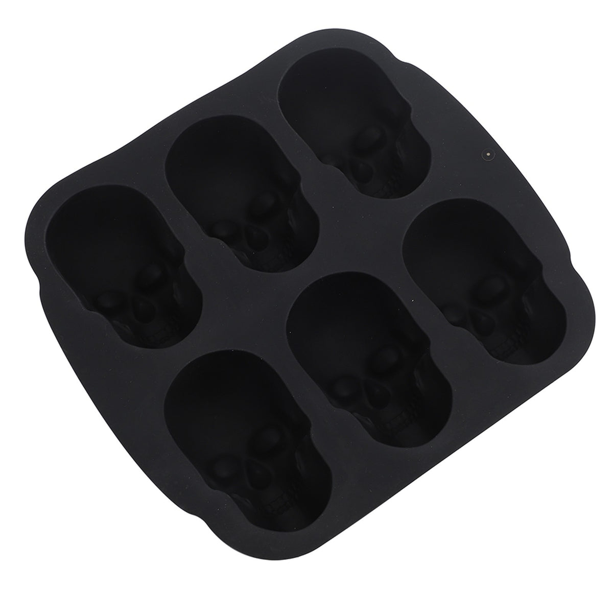 Skull Head Mold Baking Soft Silicone Skeleton Head Cake Mold For Cake Halloween