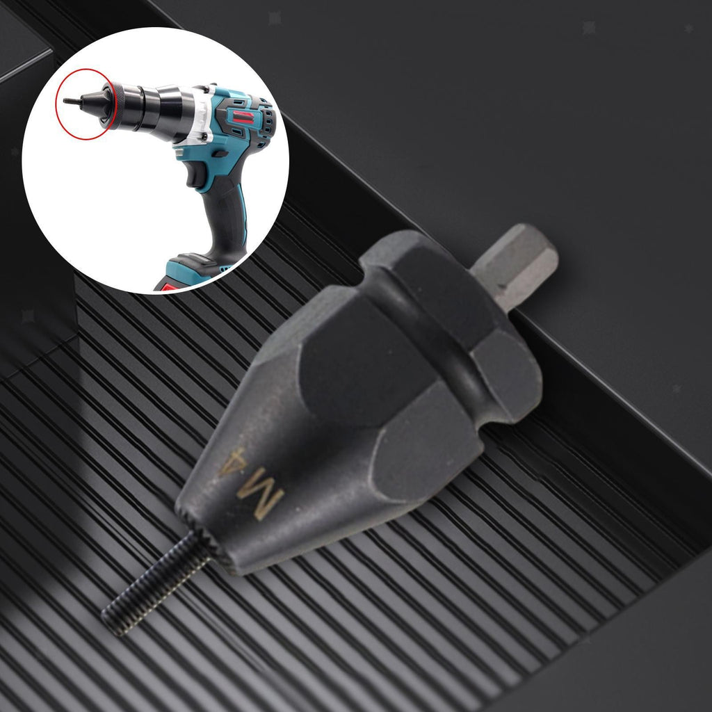 Cordless Rivet Nut Gun Pull Female Head M3 to M12 Riveting Tool Rivet Nut Insert