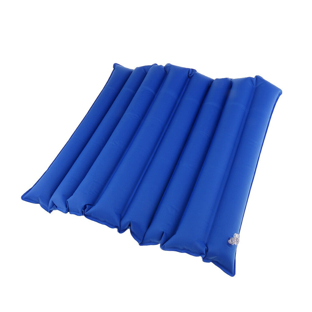 Pressure Relief Air Inflatable Seat Cushion Wheelchair Pillow with Pump Blue