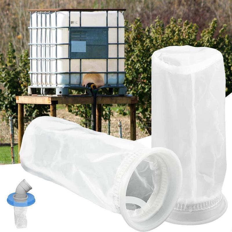 4x IBC Lid Filter Nylon Washable IBC Cover Filter Rain Water Tank Filter Mesh
