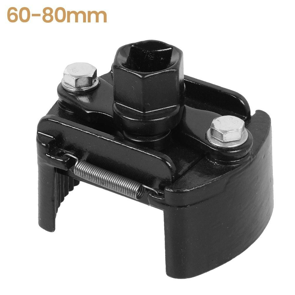 Universal Adjustable Oil Filter Wrench Set for 60mm-80mm Removal Tool Cap 1/2"