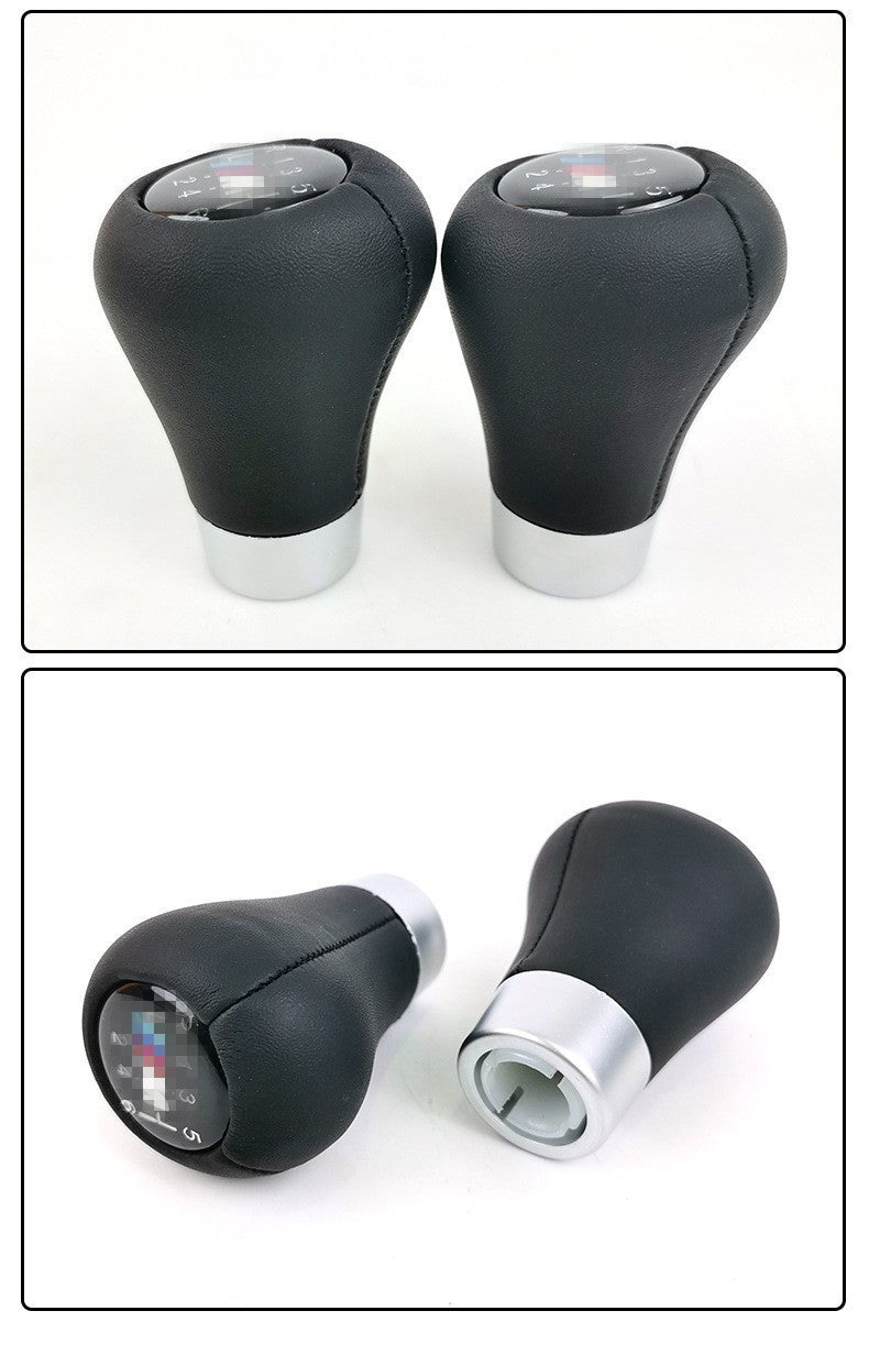 For BMW 3 5 6 7 SERIES E46 E60 E61 E90 M Sport 6-Speed Leather  Shift Gear Knob