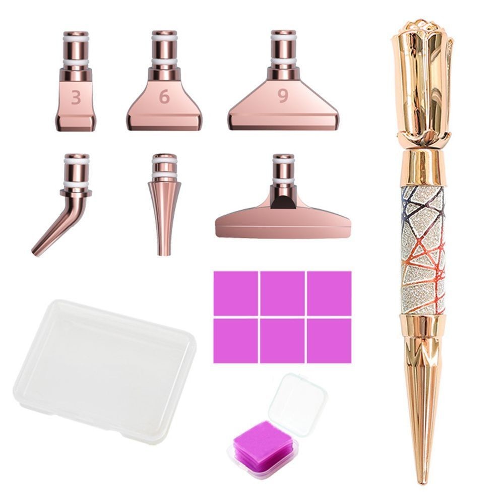 5D Diamond Painting Pen Kit Glitter Point Drill Pens Cross Stitch Accessories