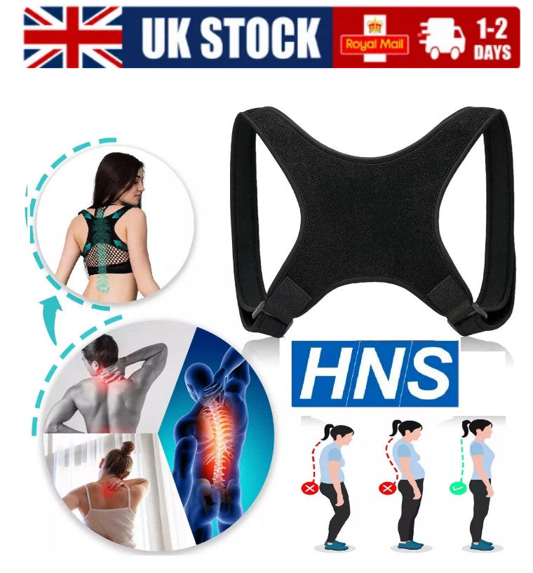 Posture Corrector Shoulder Support Belt Body Brace Belt Lumbar Adjustable Strap