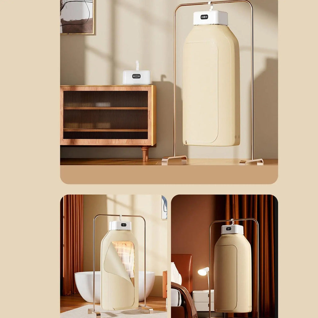 Foldable Portable Electric Clothes Dryer Hot Air Dry Machine Travel Buddy Home