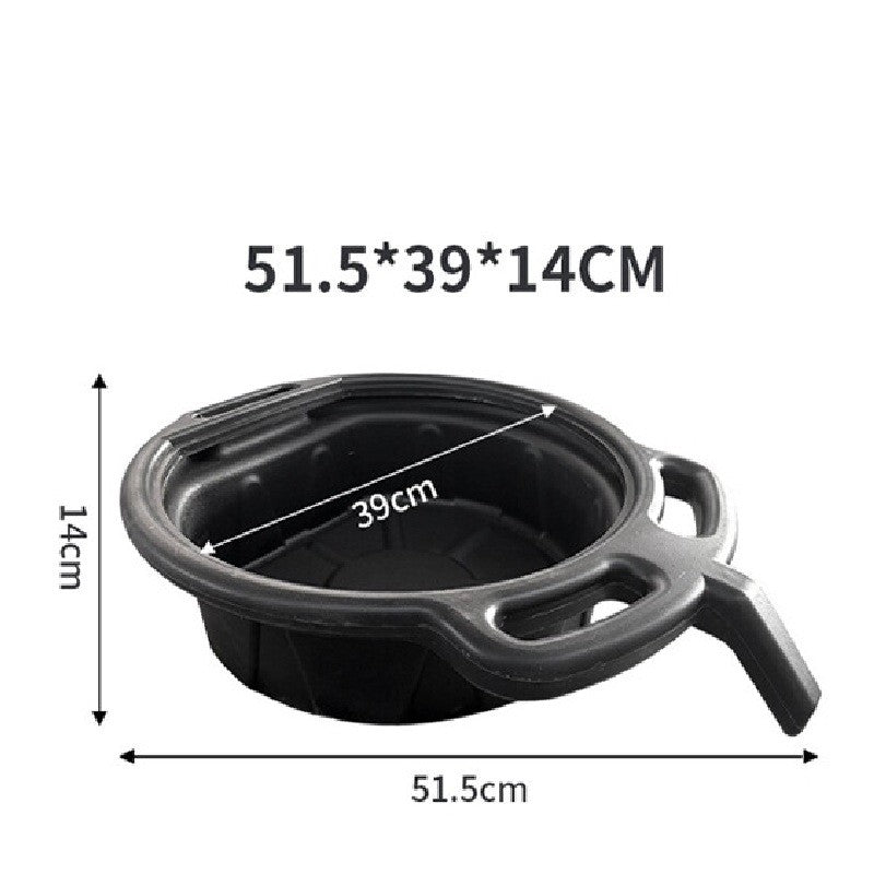 Oil Drain Pan Tray 10L Litre Capacity Coolant Gearbox Fuel Bucket Car Motorbike