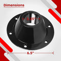 Table Base Aluminium Alloy Pedestal Table Floor Mounting Base for RV Table