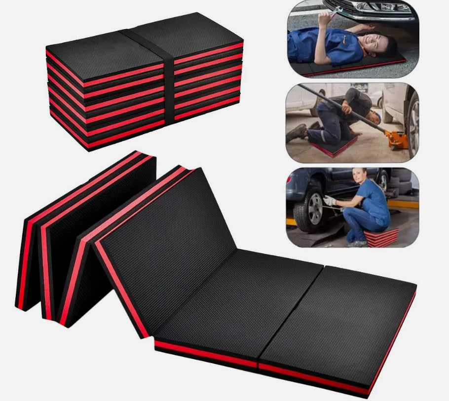 3in1 Mechanics Mat Large Garage Kneeling Laying Foam Work Mat Folding 25mm Thick