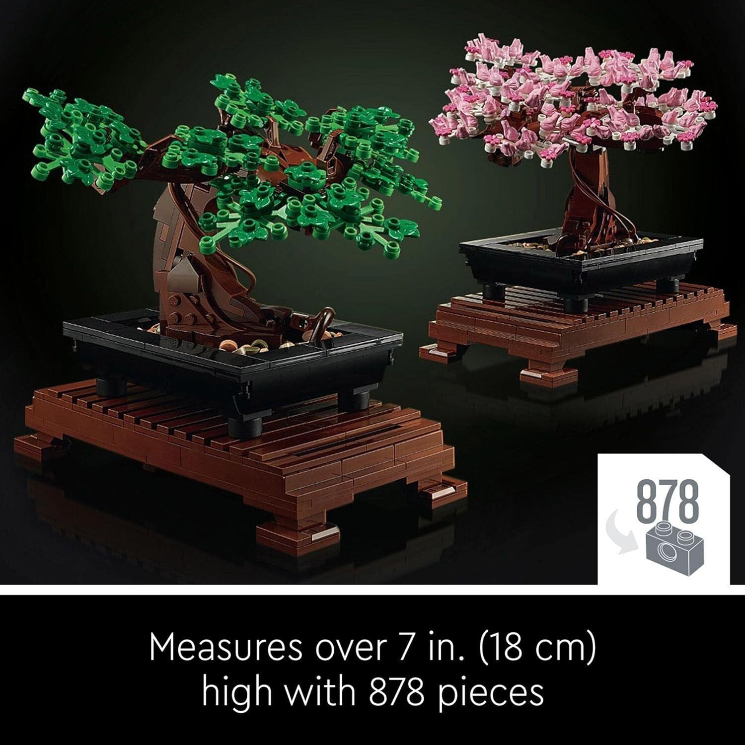 Botanicals 10281 Bonsai Tree 878 Pcs Ages 18+ Perfect Gift Brand New Sealed