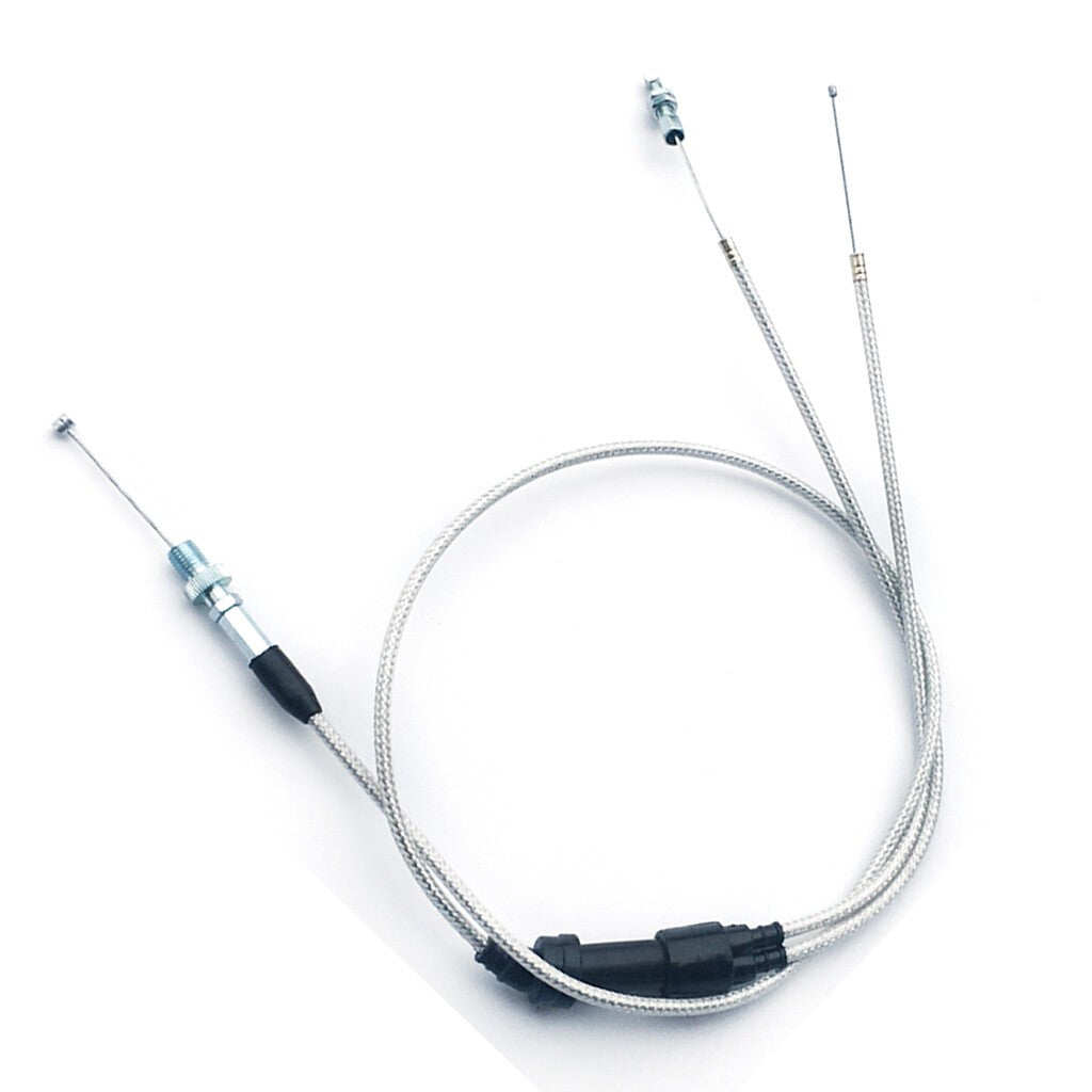 Extended Dual Throttle Grip Cable Line for  PZ30mm Accelerate Carb