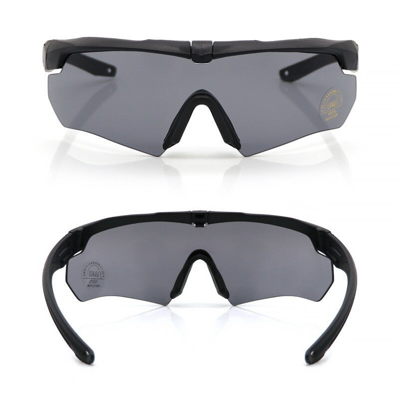 Tactical Shooting Sunglasses Set 3 Interchangeable Lenses Safety Glasses Eyewear
