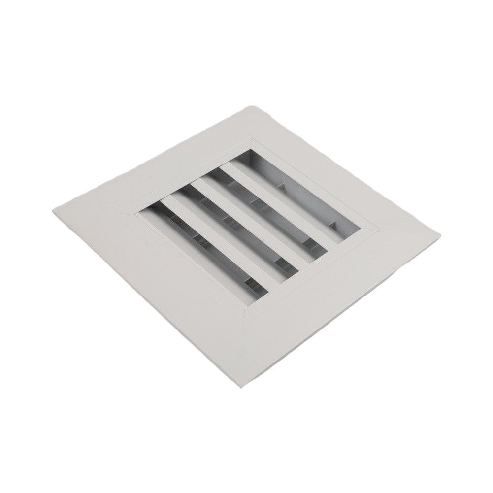 Aluminum Fixed Louver Grille for Air Circulation in Attic and Shed 350x350mm