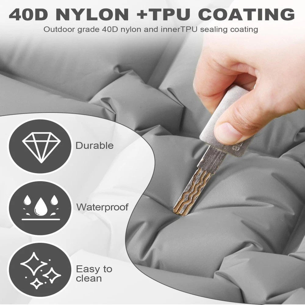Inflatable Self Inflating Camping Mat Single Sleeping Air Bed Outdoor Mattress