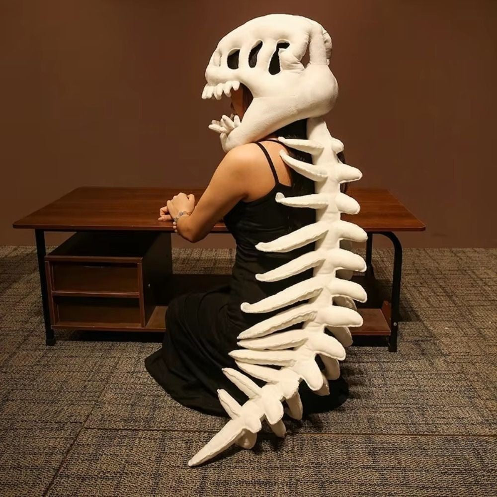 Large Size Huge Dinosaur Skeleton Plush Toys Sleeping Cushion Anime Game Gift