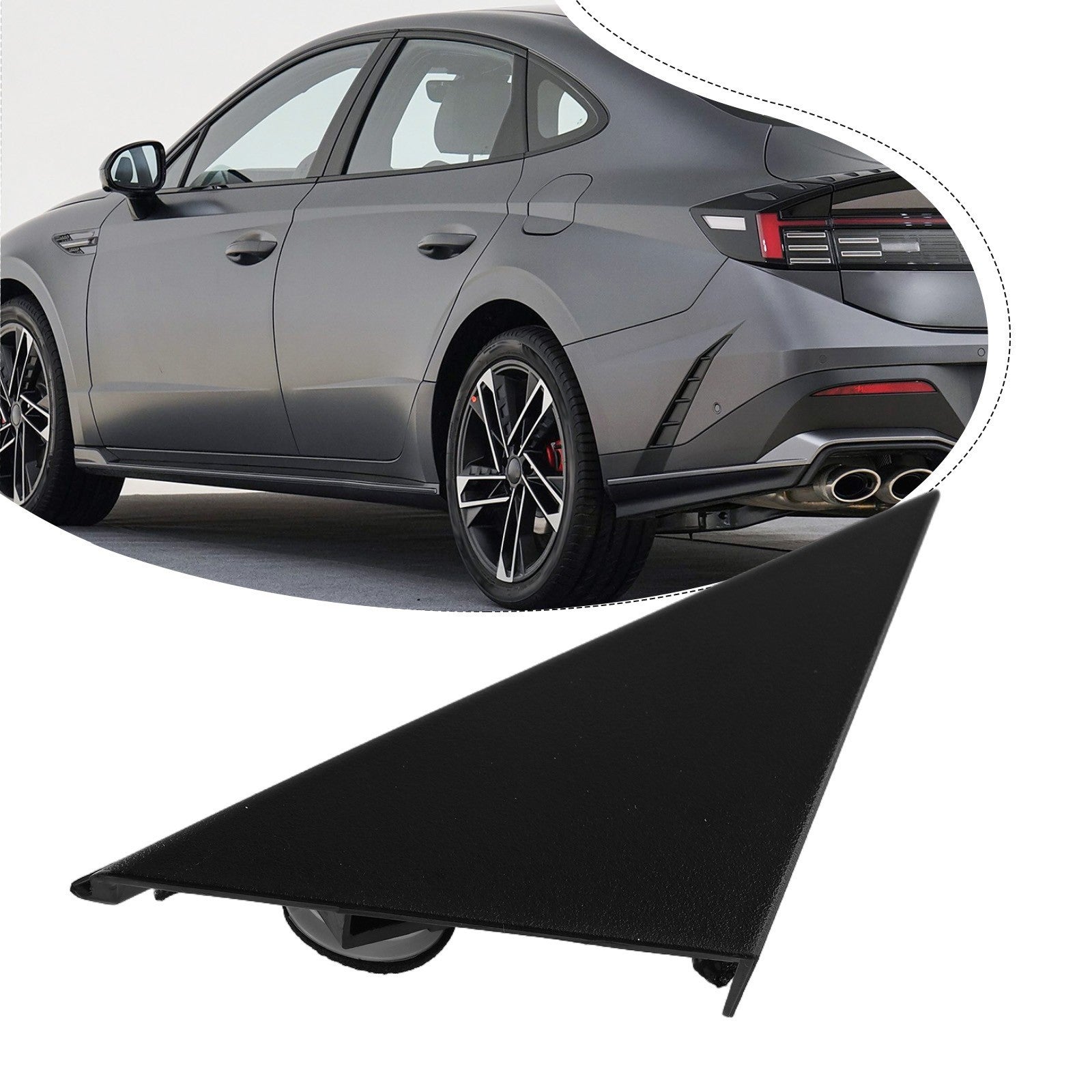 OEM Part 86180 J9000 Left Side Mirror Molding Trim For Hyundai Kona Car