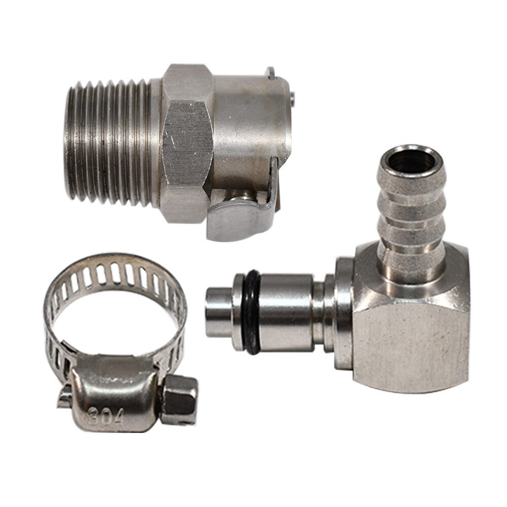 Stainless Steel Fuel pump quick release metal connector For BMW R1200GS ADV@