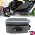 Smell Proof Case with Combination Lock Container Odor Proof Stash Storage Bag UK