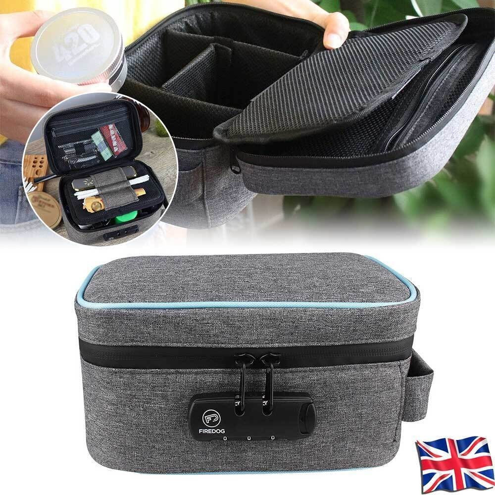 Smell Proof Case with Combination Lock Container Odor Proof Stash Storage Bag UK