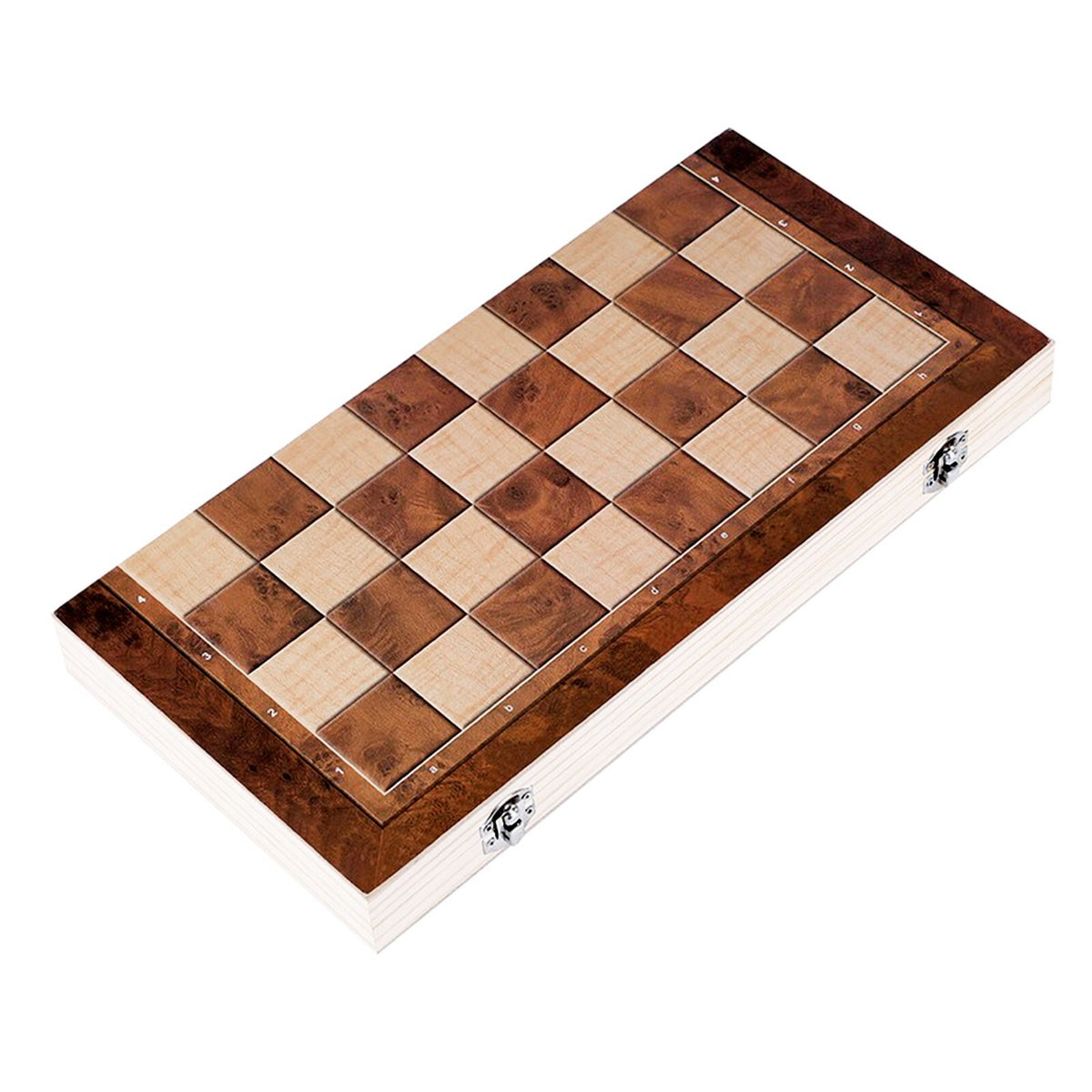 XL Large Chess Wooden Set Folding Chessboard Pieces Wood Board Chess Board 39CM