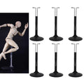 10pcs Metal Action Man Stand Base Support Rack 1/6 for Dolls Show