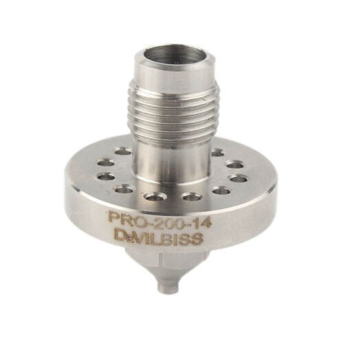 Cap Tip Fluid Nozzle 1.4mm Spray Gun Devilbiss GTI Pro Lite T110 Replacement Kit
