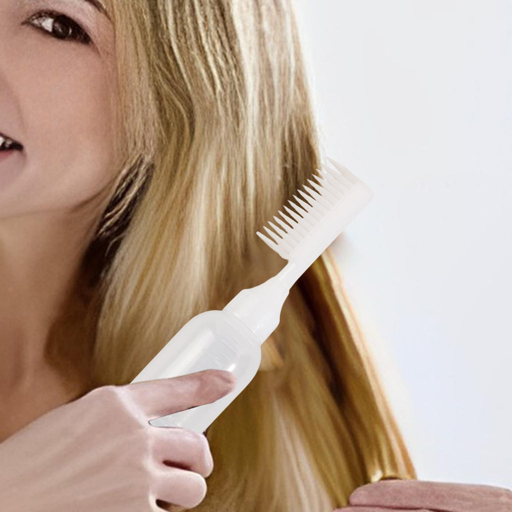 Comb Applicator Bottle Perming Hairdressing Tool Hair Coloring Dyeing