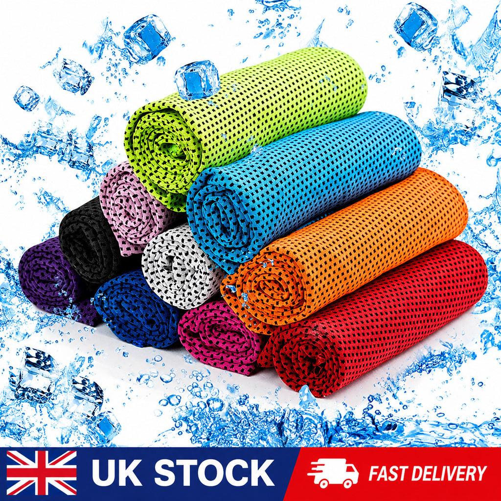 10x Instant Cooling Towel ICE Cold Golf Cycling Jogging Gym Yoga Sports Towels