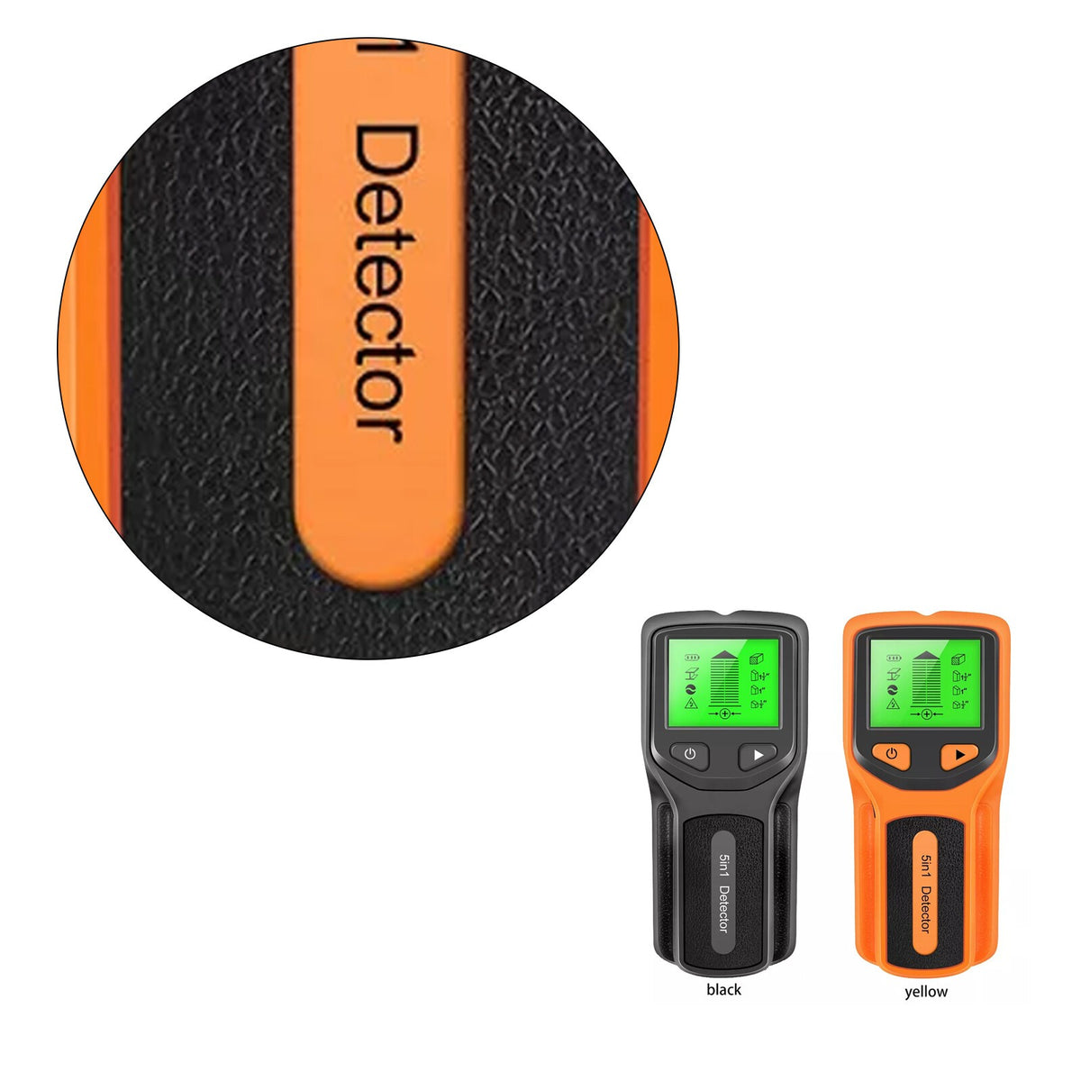 5 in 1 Electric Detector Wall Wood Metal Sensor Wire Stud Finder Cable Scanner