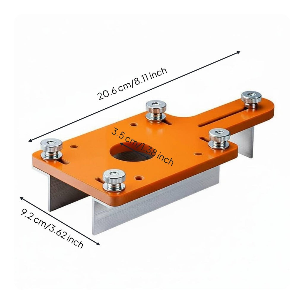 2-in-1 Grooving Guide Sturdy Construction Slotting Jig