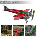 Airplane Wind Spinners Metal Pinwheels Outdoor Aircraft Windmill Garden Decor