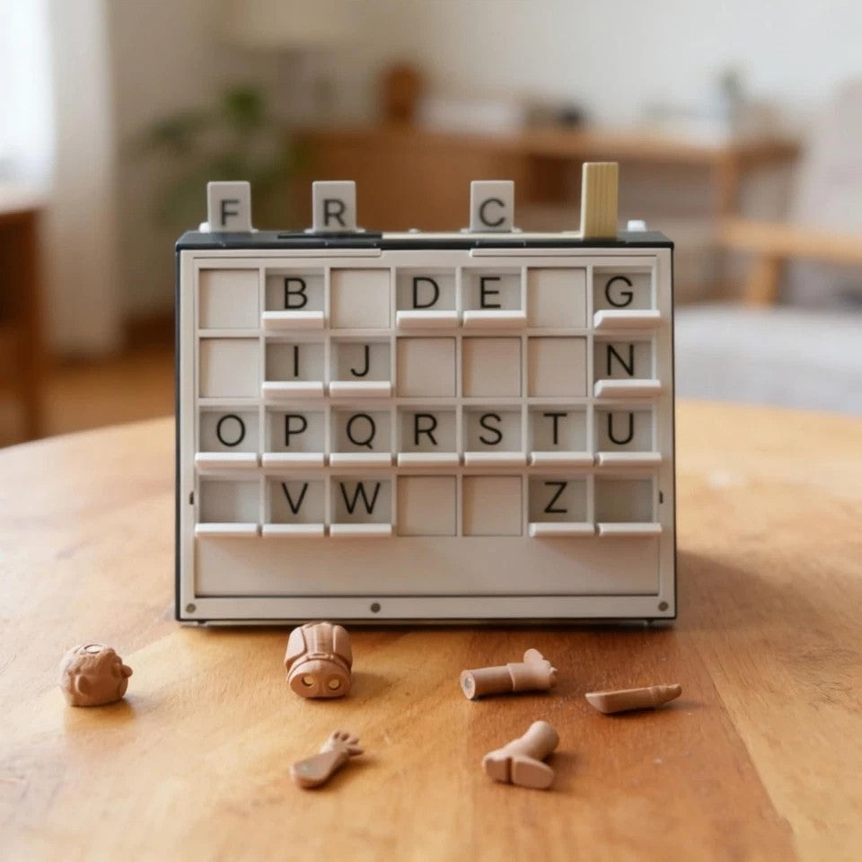 Hangman Game Book,Playbook'd,3D Printed Magnetic Chess Set Folding Board Game UK