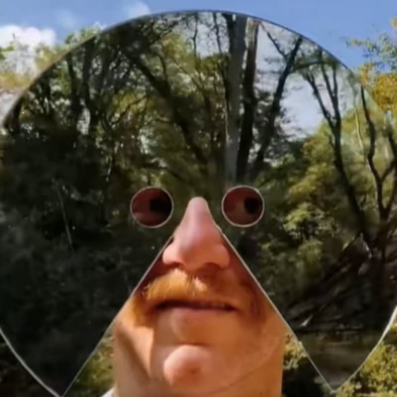 2026 Head-mounted Mirror Surreal Art Wearable Art Freddie Yauner MIRROR MASK New
