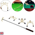 Billiards Pool Cue Stick Bridge Telescopic Snooker Cue Rest with Removable