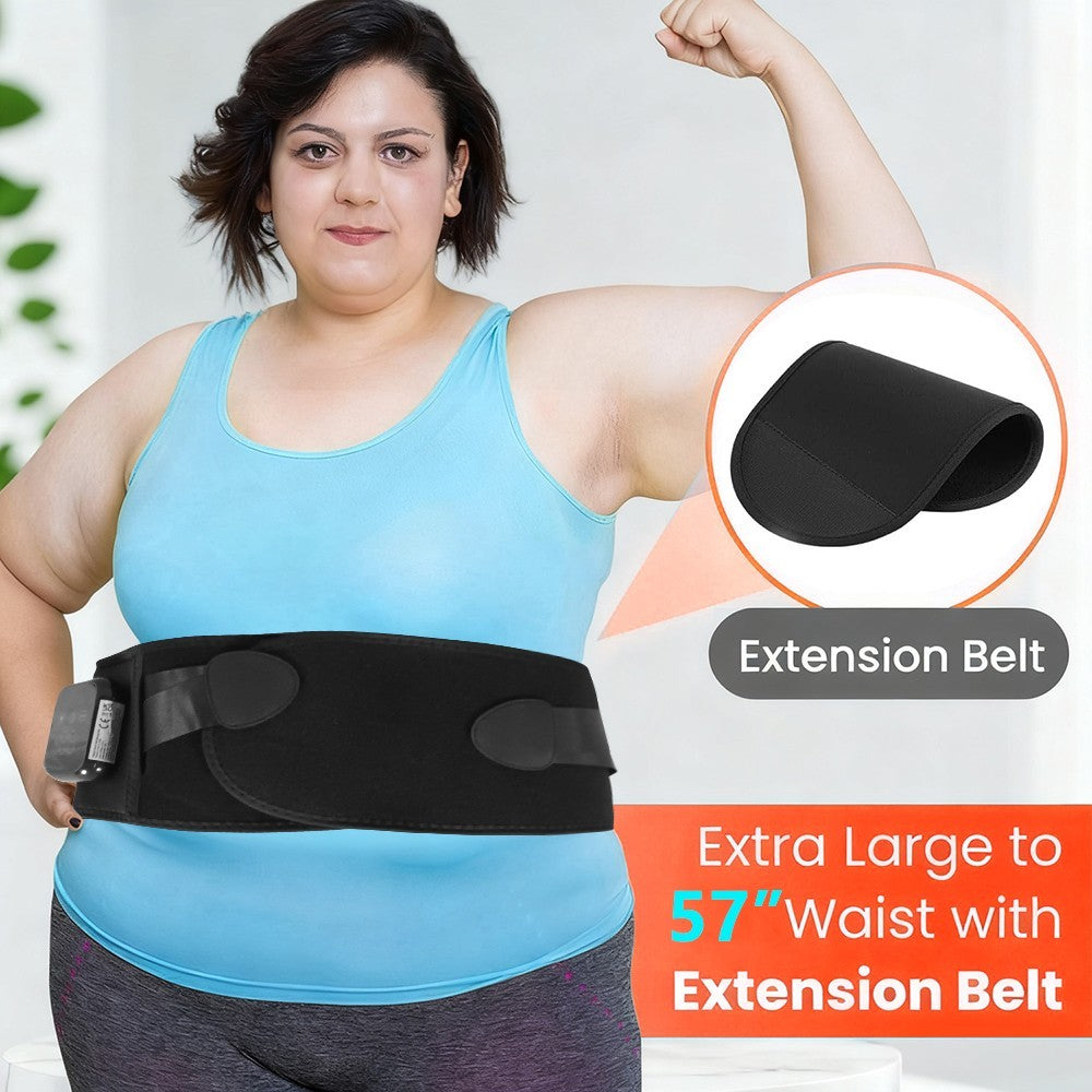 Heating Massage Waist Belt Cordless Pad Electric Heat Wrap For Back Relief