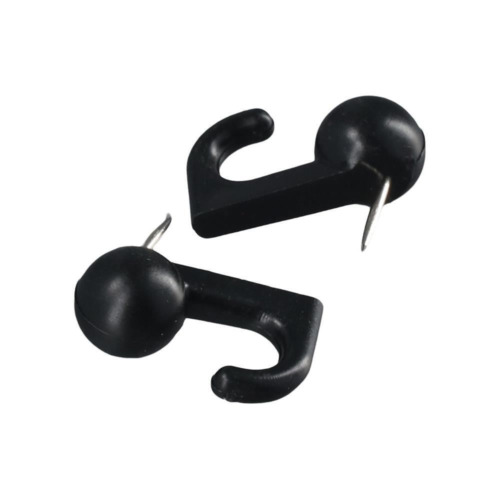 50 Pieces Metal Push Pin Black Picture Hanging Pin Wall Hooks  Home Office