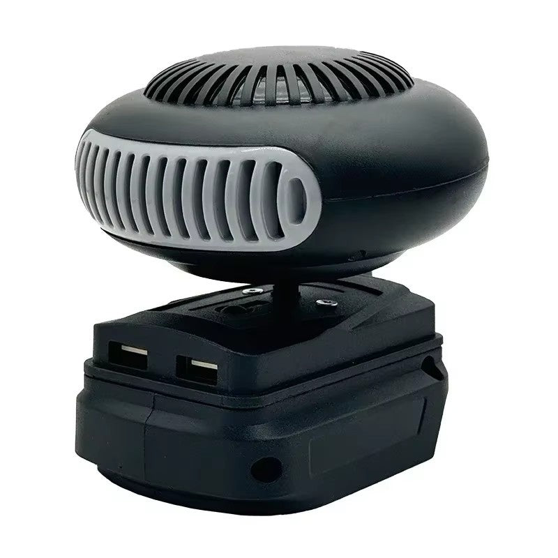 18V/20V Space Heater for DEWALT MILWAUKEE Battery with USB-A Ports（No Battery ）