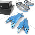 Blue Car 3D Metal Brake Caliper Covers Universal Front & Rear 2 Medium+2 Small