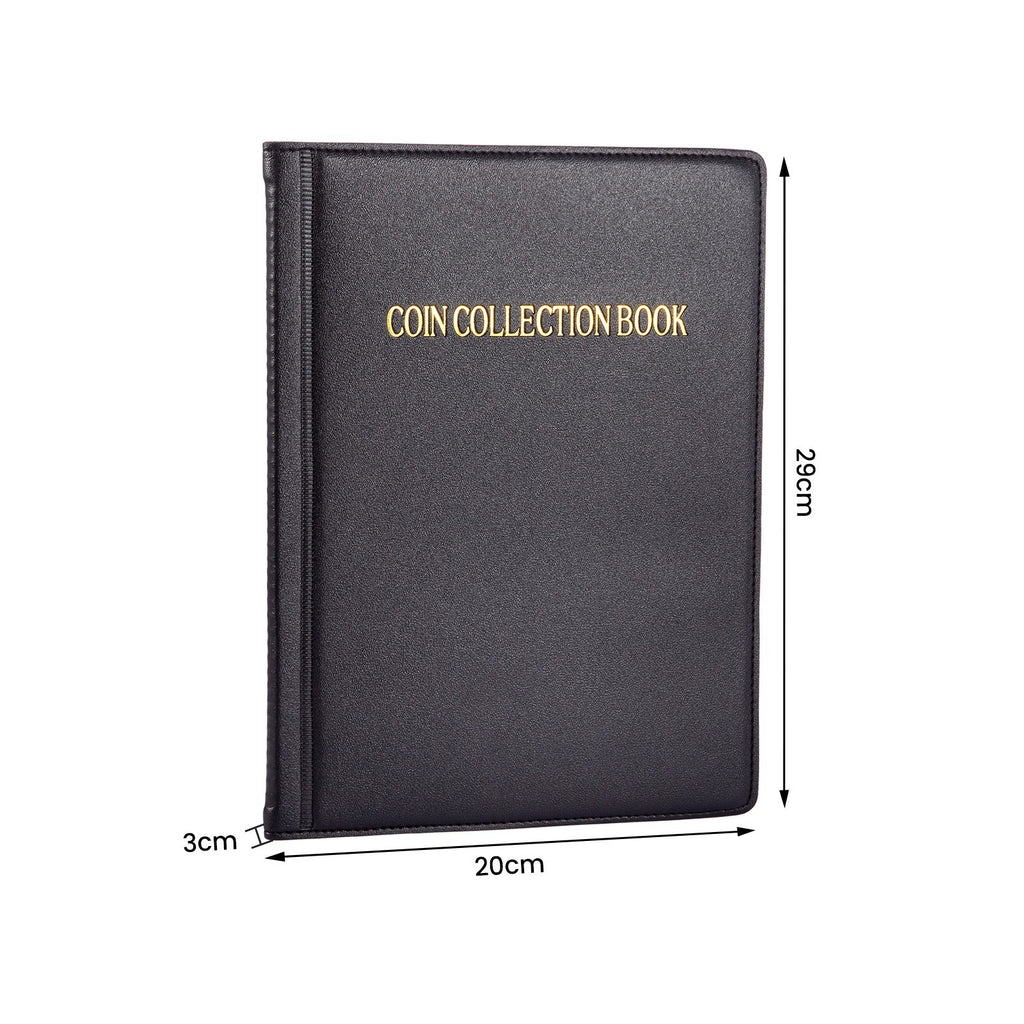 420 COINS BOOK ALBUM FOLDER FOR COLLECTION STORAGE MONEY PENNY COIN HOLDER UK