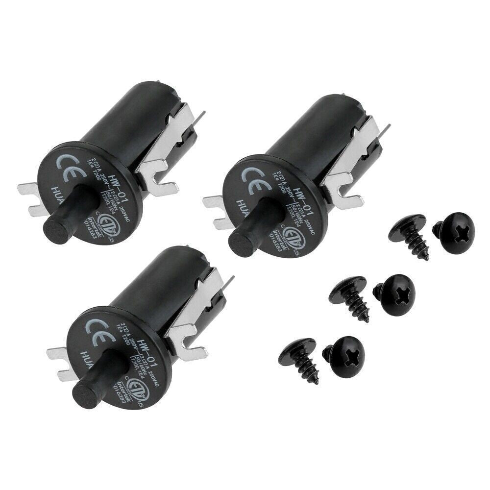 3 x Replacement Lid Door Switch Fits for Masterbuilt Gravity Series 560/800/1050