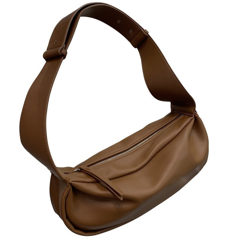 ⭐Womens COS Sheepskin Crossbody  Dumpling Bag Shoulder StrapArmpit Chest Bag Hot