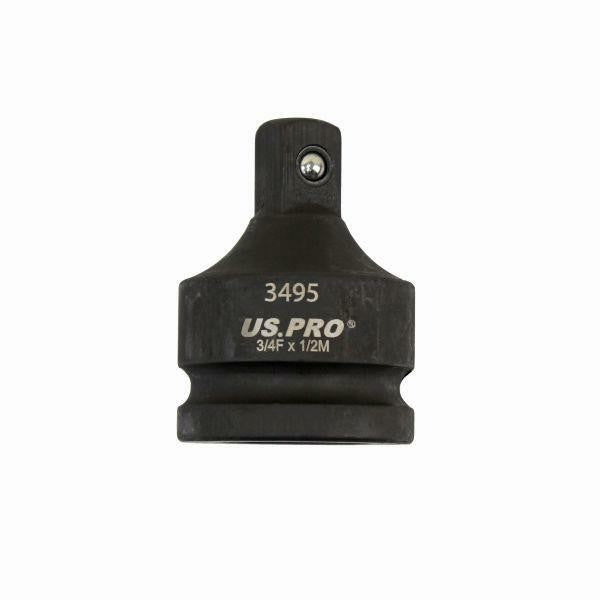 US PRO Tools Impact Socket Adaptor Step Up Adapter 3/4" Inch F to 1/2" Inch M