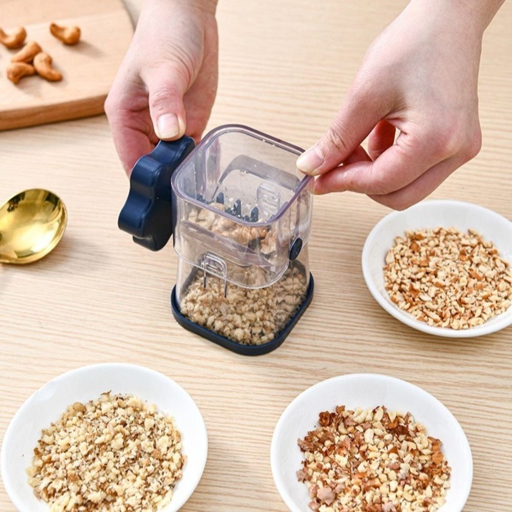 Manual Nut Grinder Hand Crank Nut Chopper Nut Shredder Almond Walnut Crusher