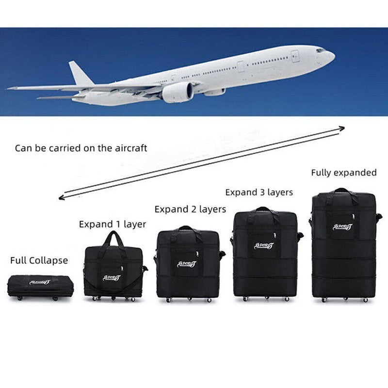 42" Extra Large Lightweight Luggage Trolley Suitcase Travel Bag Handbag Bag