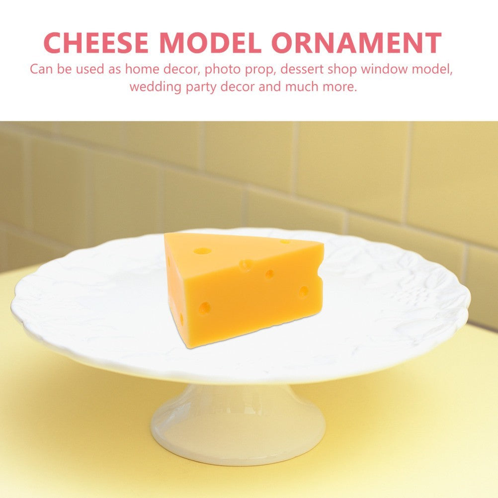 Simulation Cheese Model Fake Cheese Decor Artificial Cheese Ornament