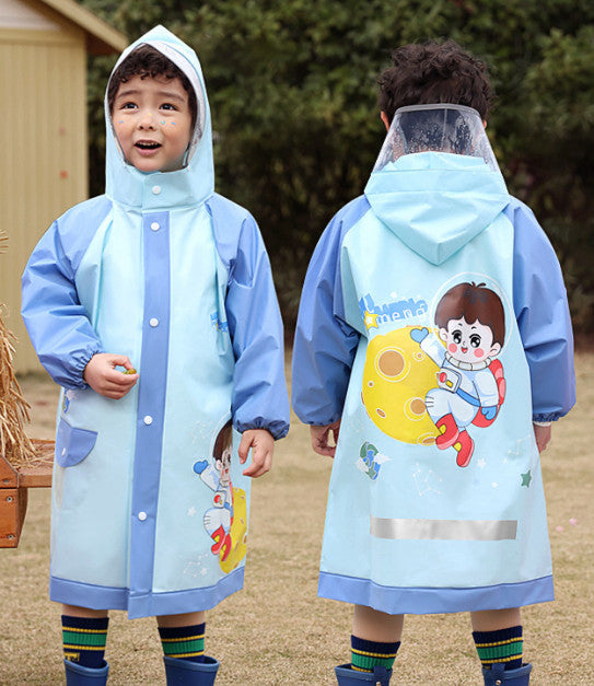 *Toddler* Children Kids Boys Girls Rain Wear 3D Cartoon Raincoat Jacket Ponchos